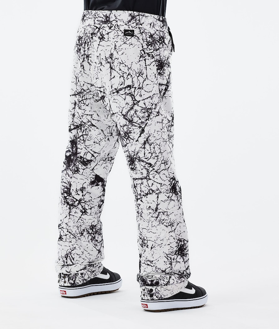 Dope Blizzard 2021 Snowboardhosen Herren Weiß Schwarz | 567-SKMFPN