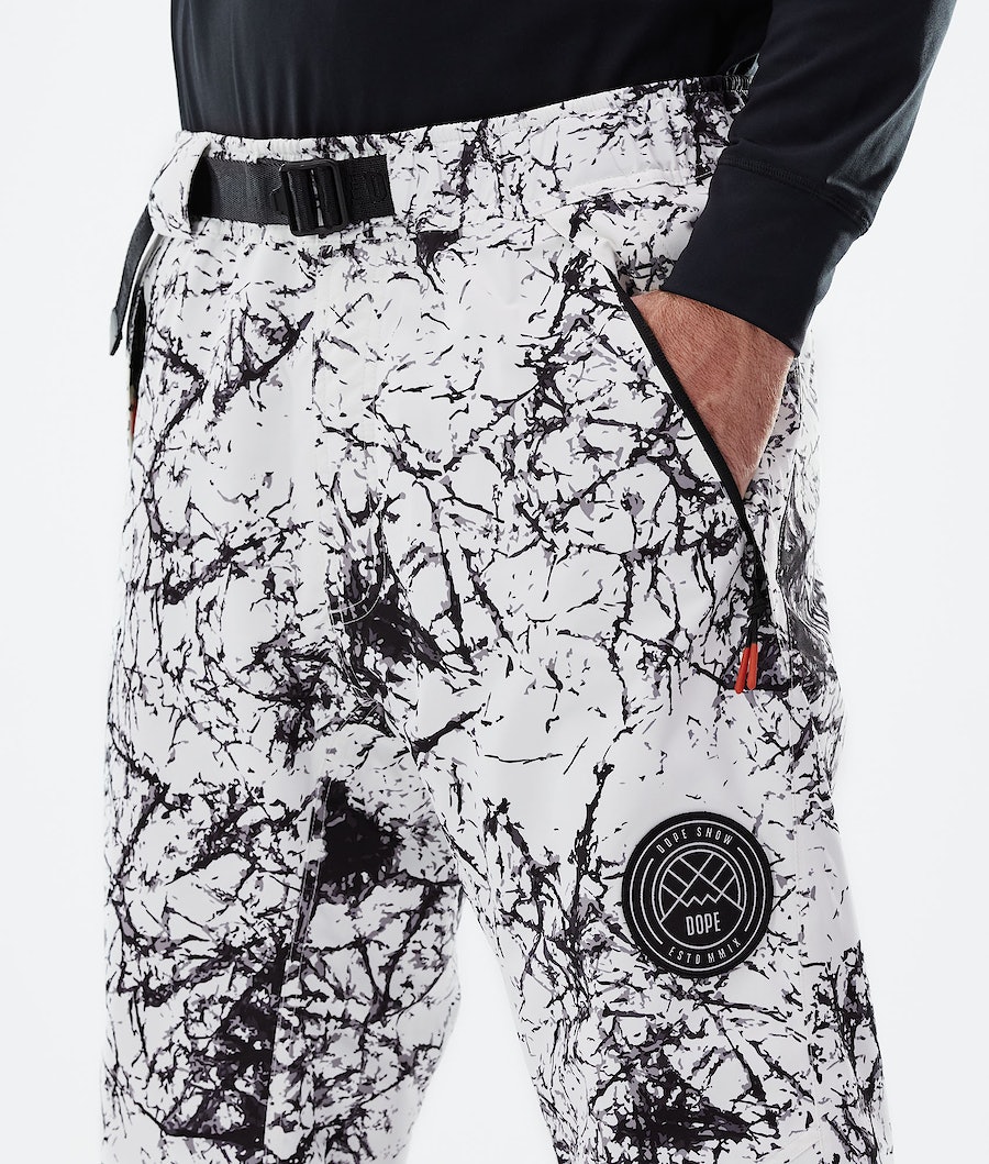 Dope Blizzard 2021 Snowboardhosen Herren Weiß Schwarz | 567-SKMFPN