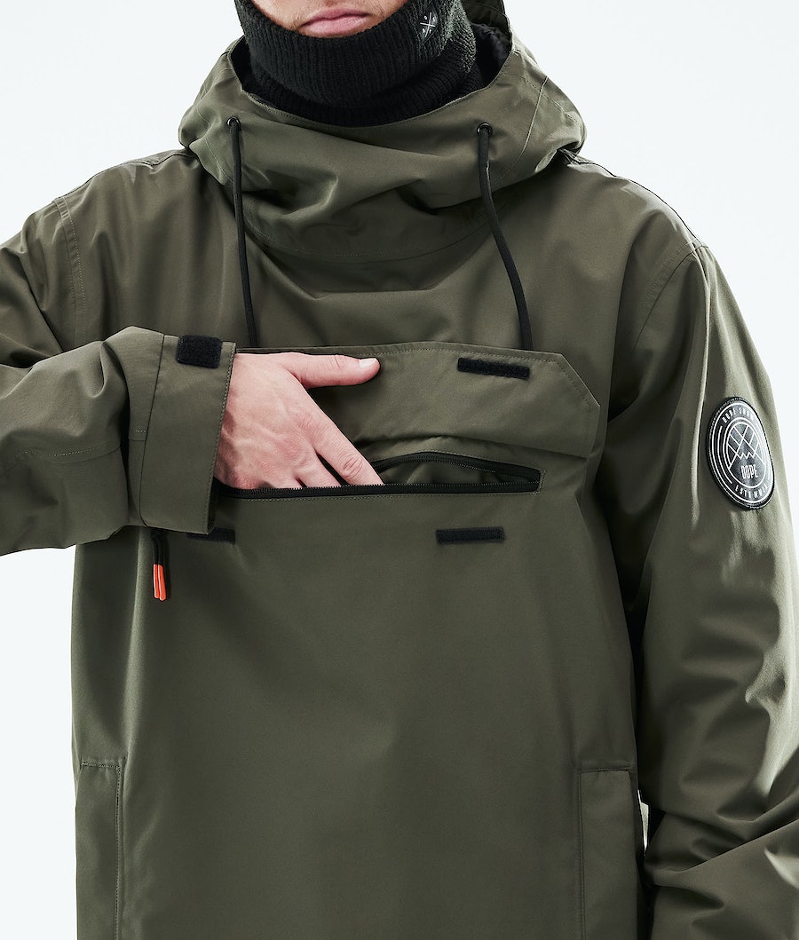 Dope Blizzard 2021 Snowboardjacke Herren Olivgrün Grün | 857-RXLZIC