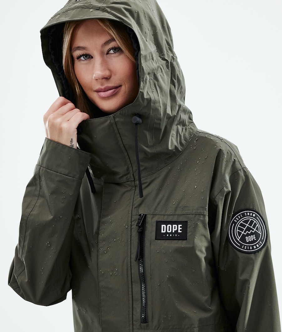 Dope Blizzard FZ Light W Skijacke Damen Olivgrün Grün | 027-KMBLJY