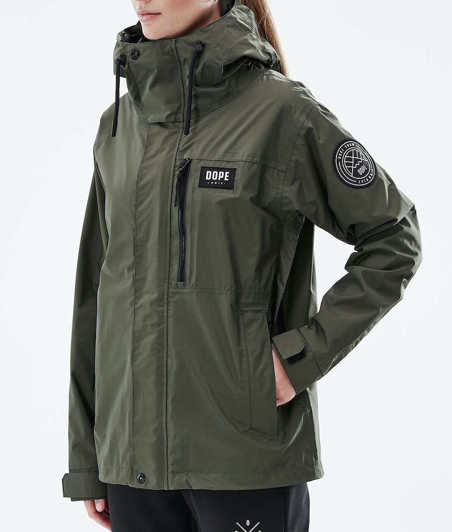 Dope Blizzard FZ Light W Skijacke Damen Olivgrün Grün | 027-KMBLJY