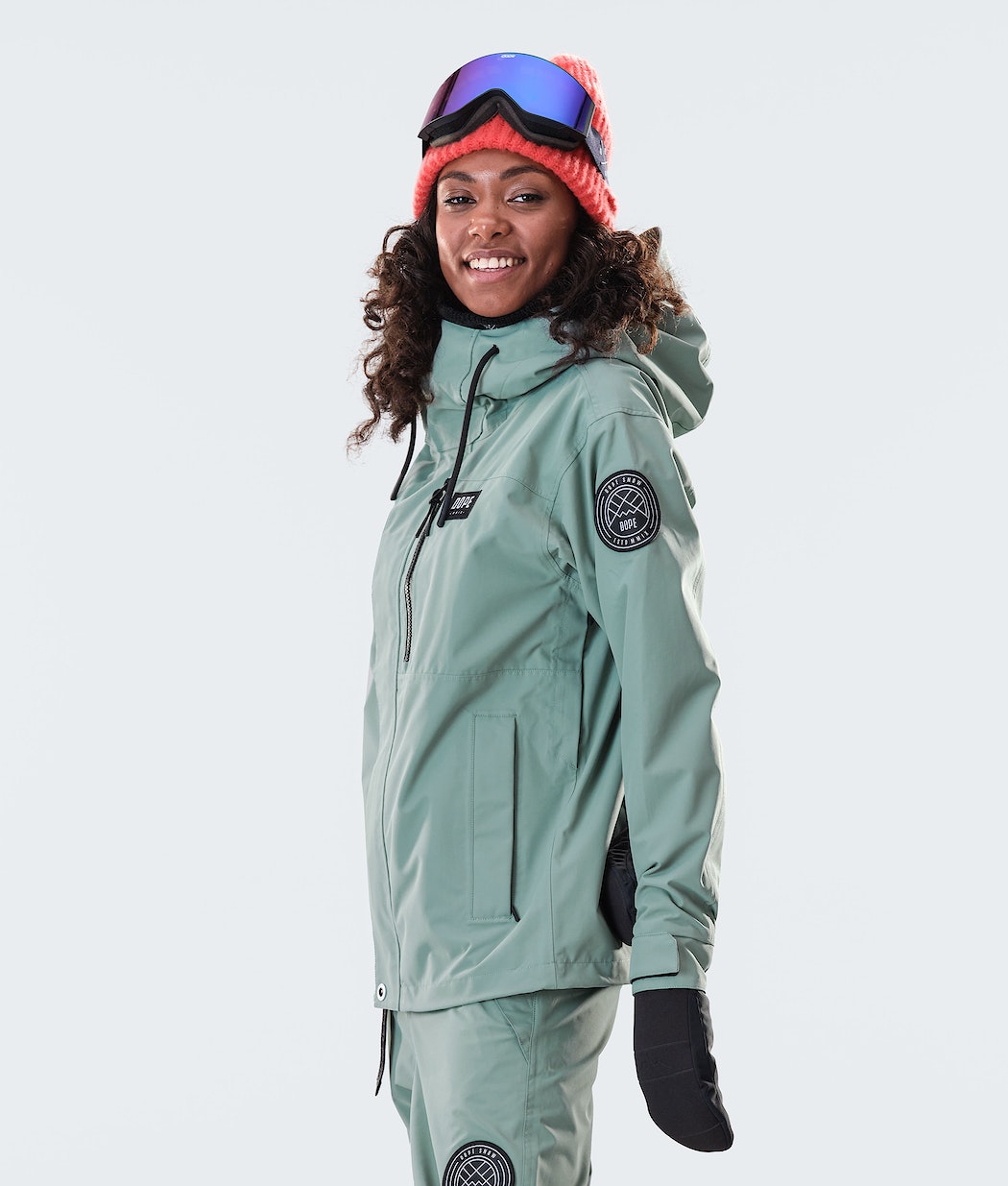 Dope Blizzard FZ W 2020 Snowboardjacke Damen Grün | 602-NTWUQI