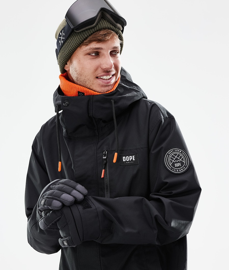 Dope Blizzard Full Zip 2021 Snowboardjacke Herren Schwarz | 059-ZNLWEO