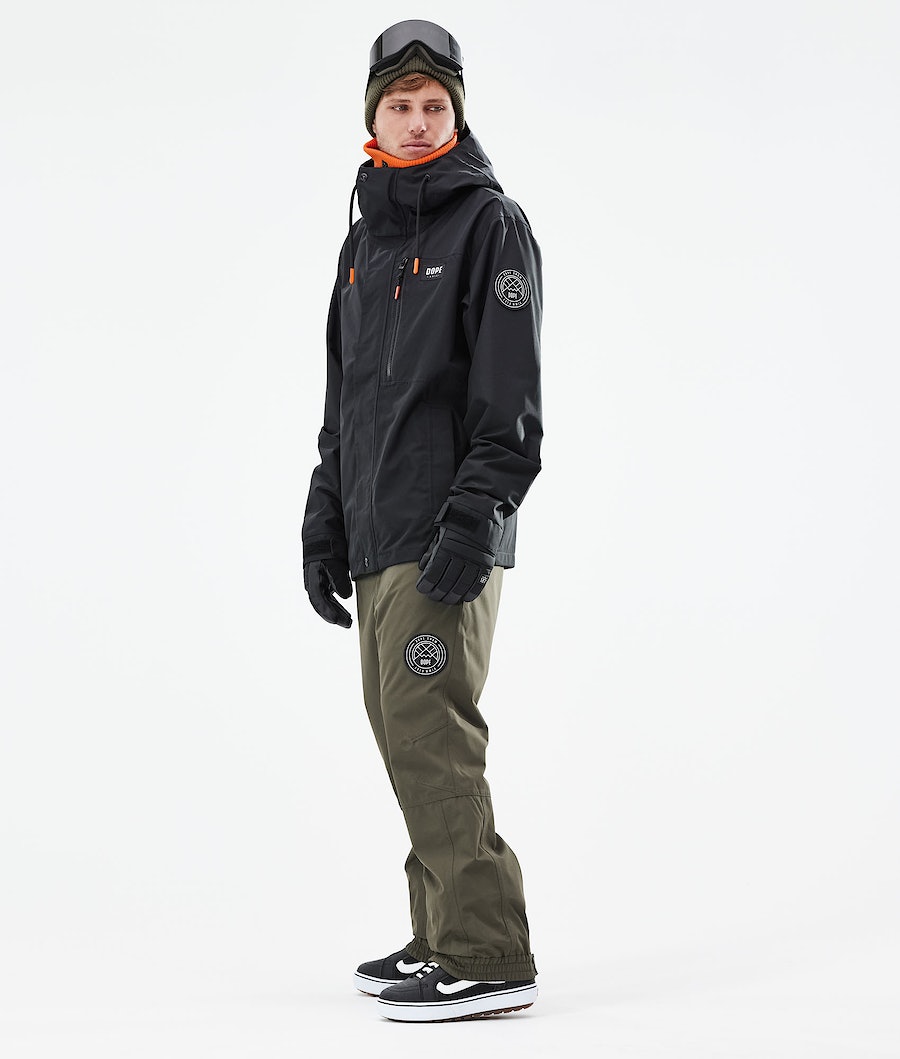 Dope Blizzard Full Zip 2021 Snowboardjacke Herren Schwarz | 059-ZNLWEO