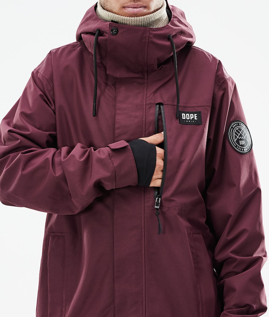 Dope Blizzard Full Zip 2021 Snowboardjacke Herren Bordeaux | 601-TGNUZQ