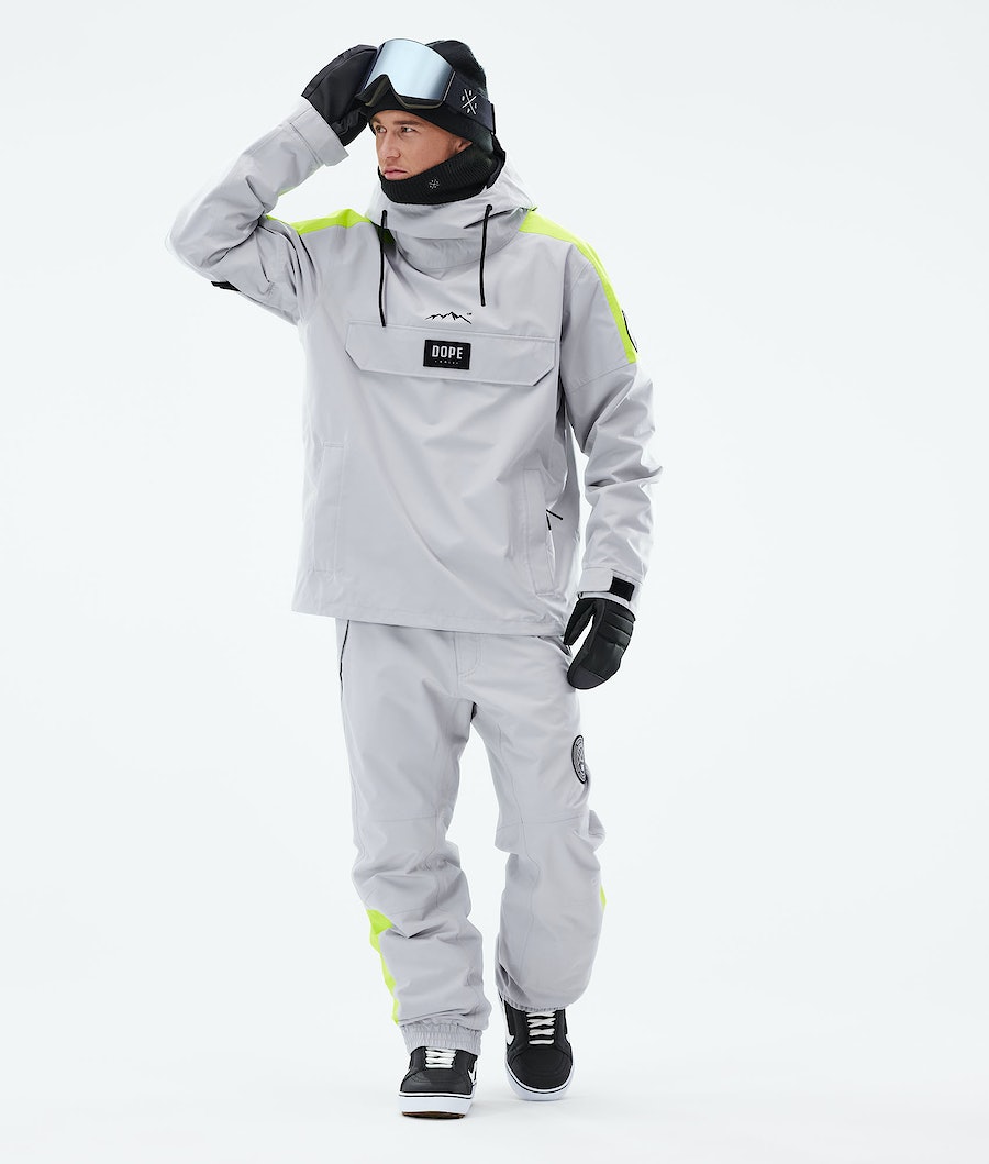Dope Blizzard LE Snowboardjacke Herren Hellgrau | 087-HXQUYR