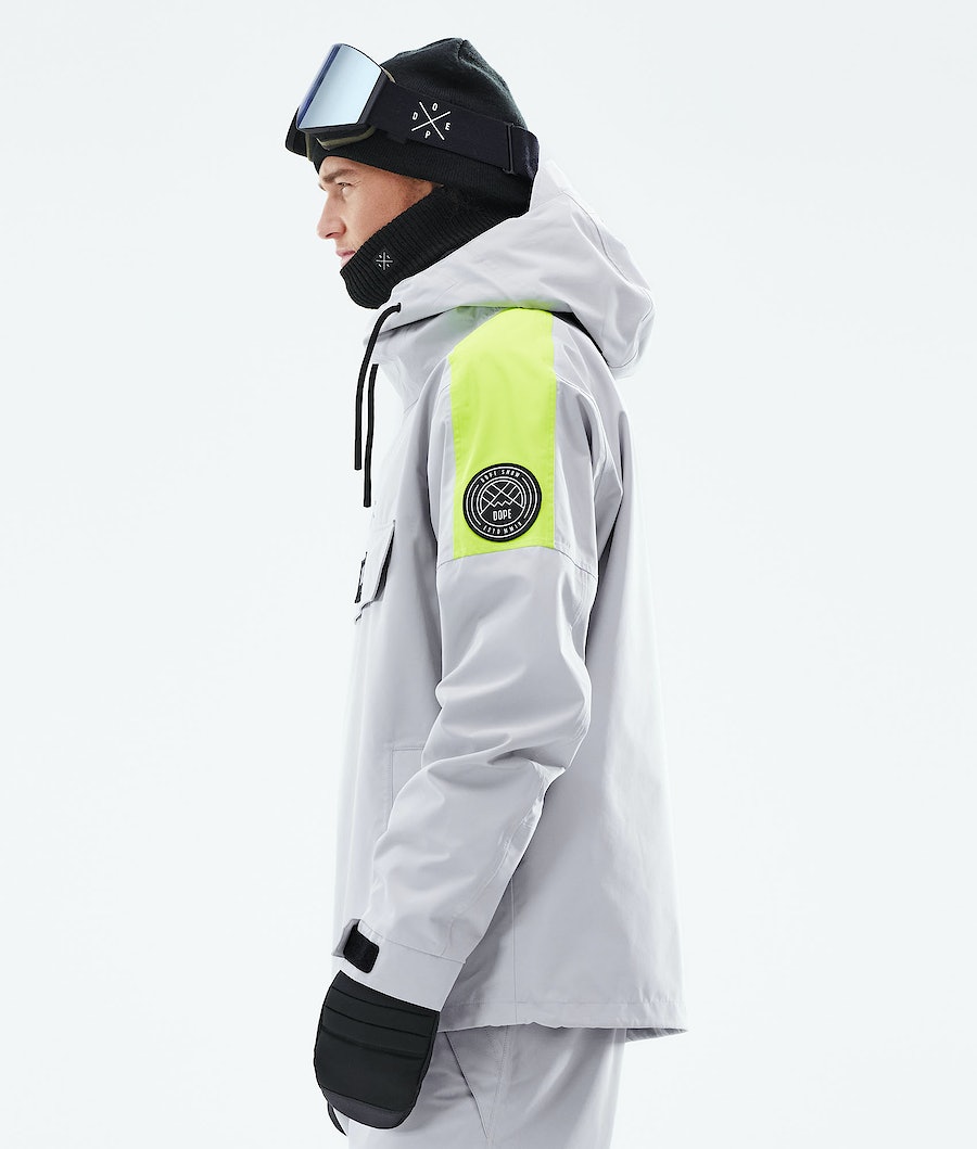 Dope Blizzard LE Snowboardjacke Herren Hellgrau | 087-HXQUYR