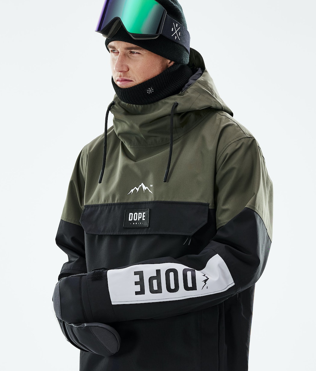 Dope Blizzard LE Snowboardjacke Herren Mehrfarbig Olivgrün Grün | 705-FRVNPZ