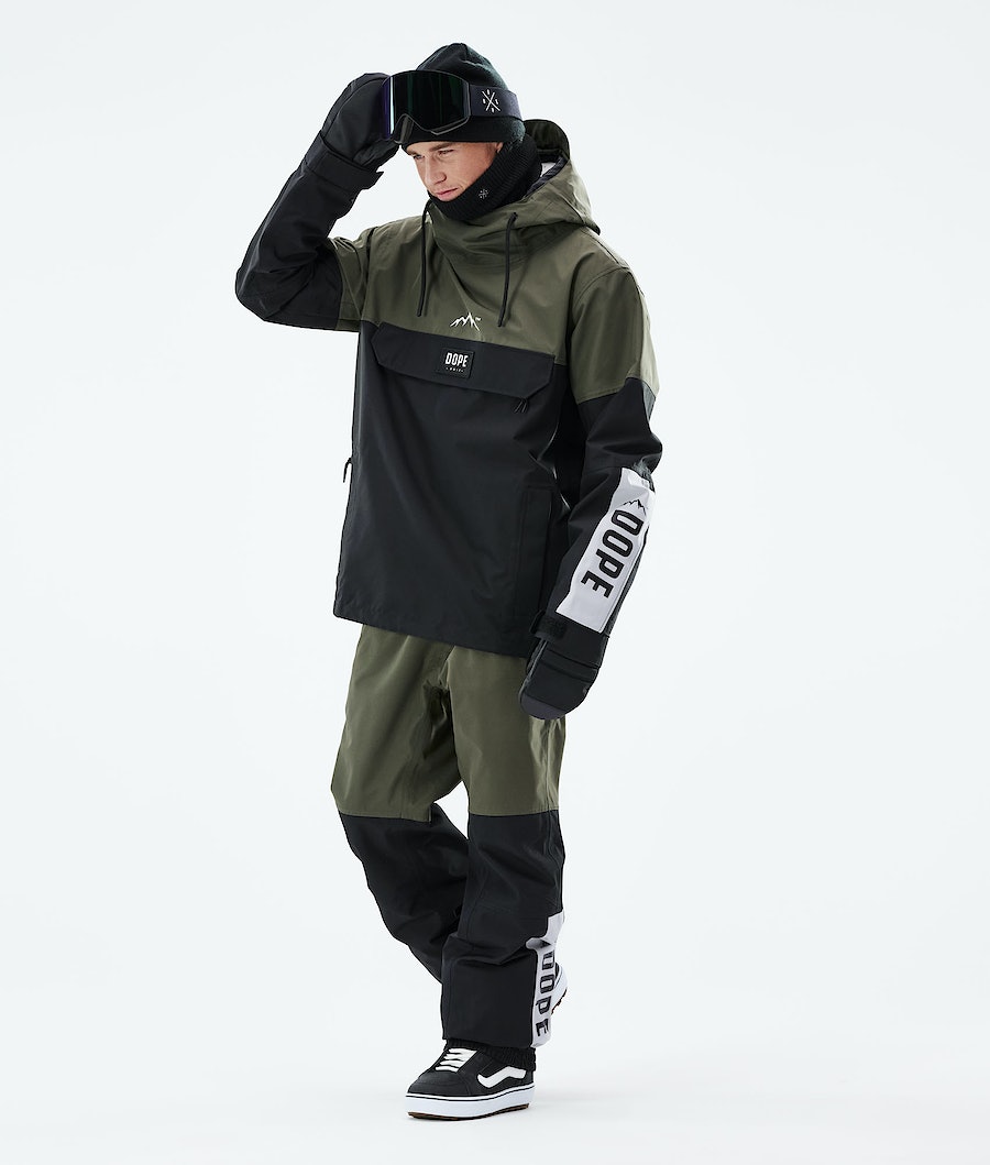 Dope Blizzard LE Snowboardjacke Herren Mehrfarbig Olivgrün Grün | 705-FRVNPZ