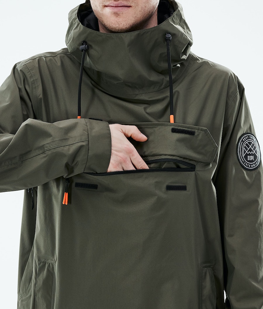 Dope Blizzard PO Light Skijacke Herren Olivgrün Grün | 642-TNHDYL