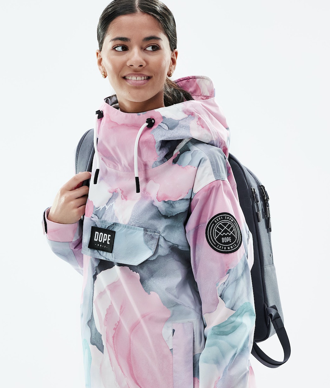 Dope Blizzard PO Light W Skijacke Damen Mehrfarbig Rosa | 879-IFBSOK