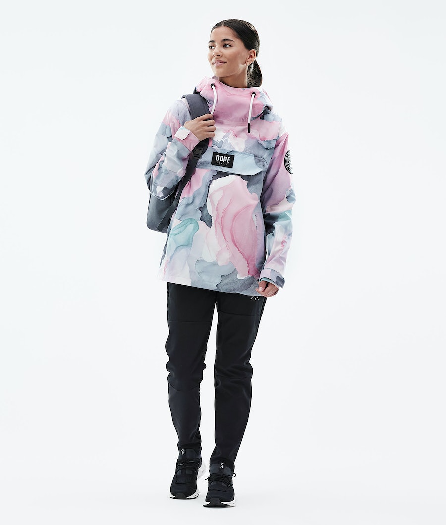 Dope Blizzard PO Light W Skijacke Damen Mehrfarbig Rosa | 879-IFBSOK