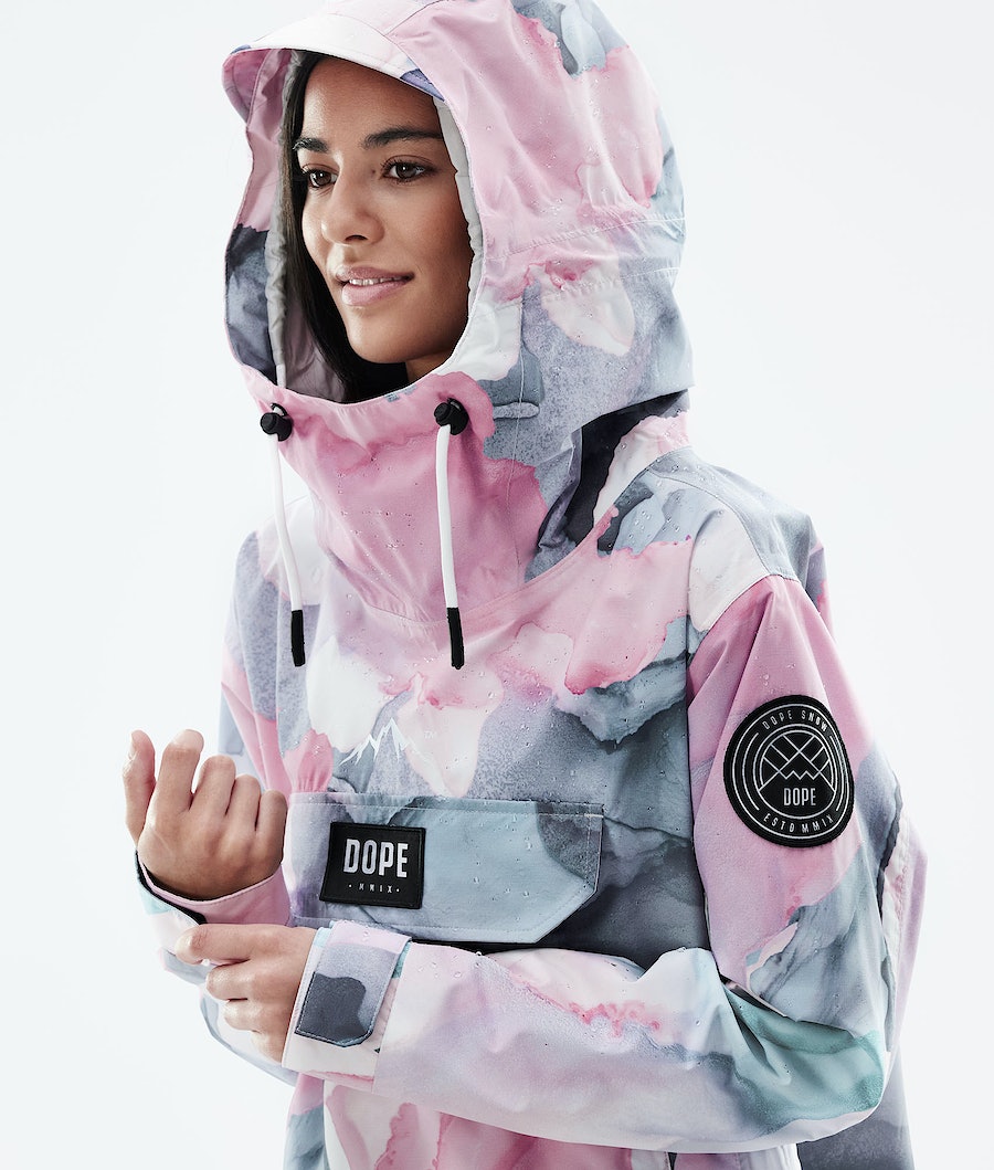 Dope Blizzard PO Light W Skijacke Damen Mehrfarbig Rosa | 879-IFBSOK