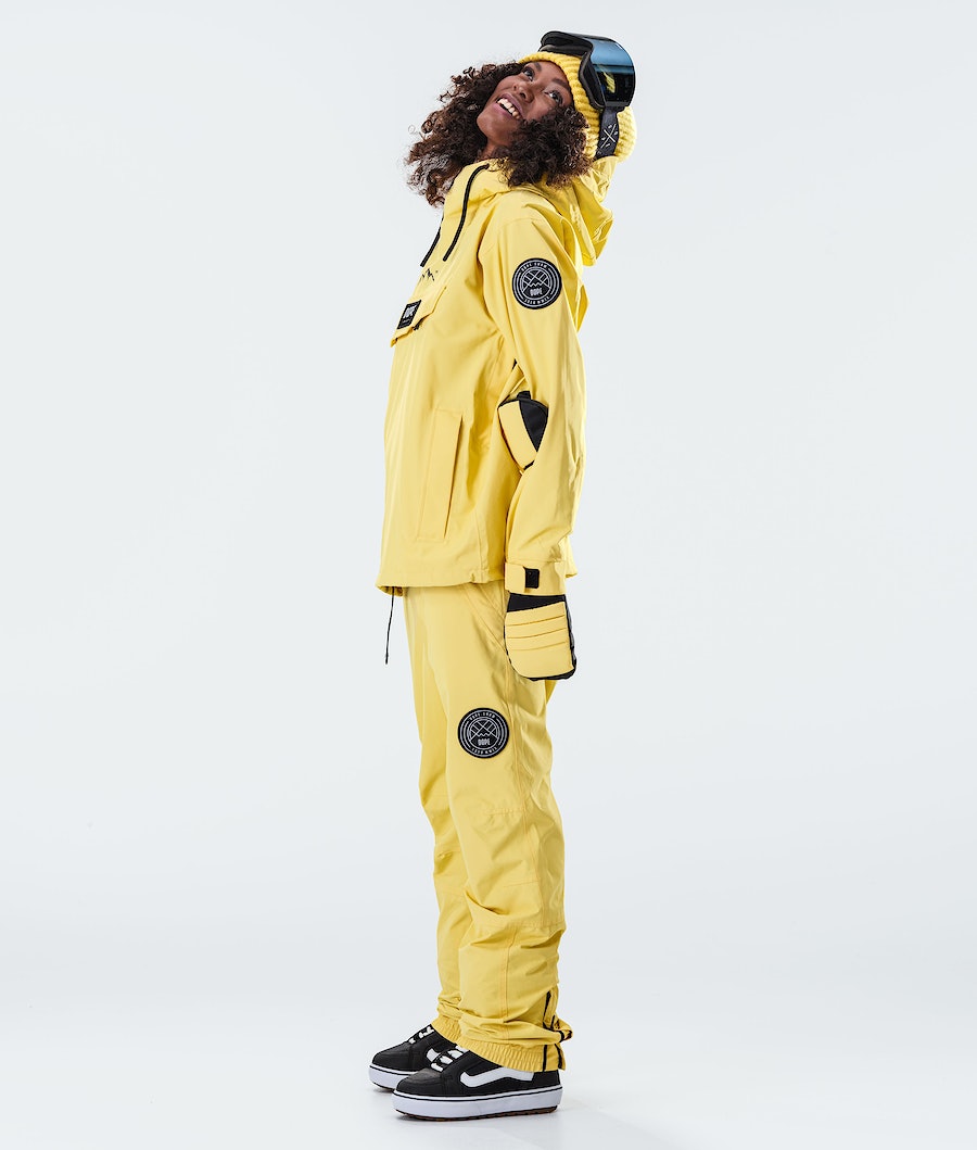 Dope Blizzard PO W 2020 Snowboardjacke Damen Gelb | 867-FAKZVQ
