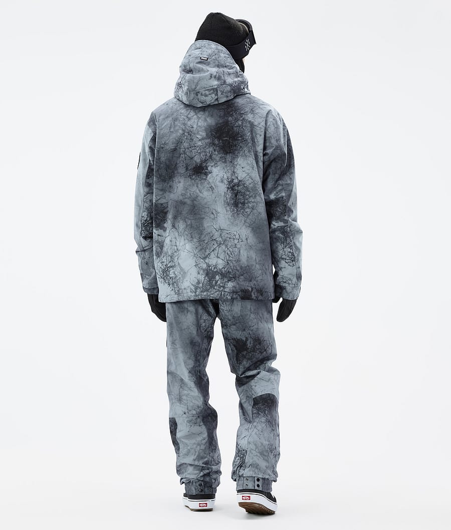 Dope Blizzard Snowboardjacke Herren Grau Blau Schwarz | 341-EDNQRJ