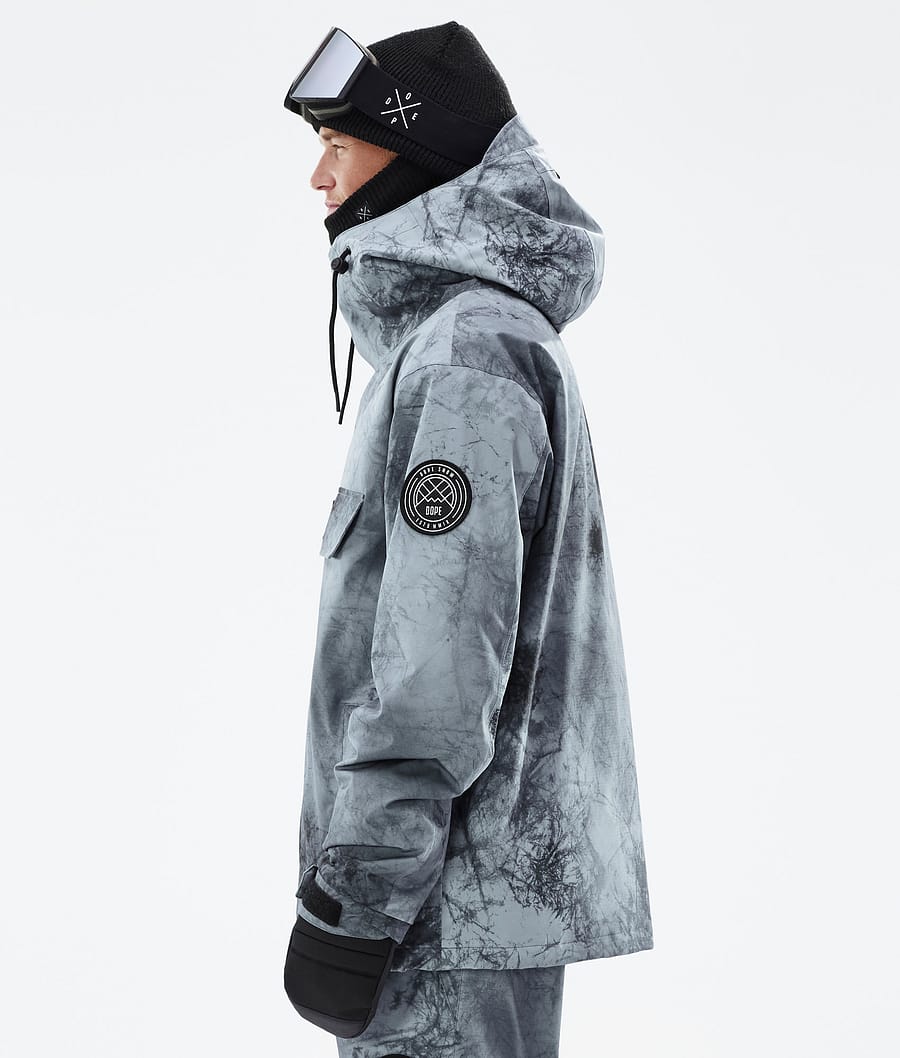 Dope Blizzard Snowboardjacke Herren Grau Blau Schwarz | 341-EDNQRJ