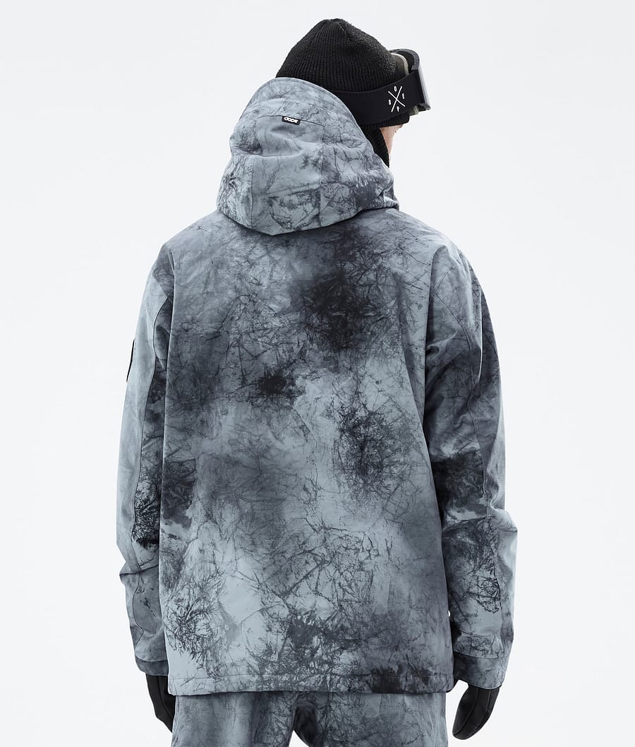 Dope Blizzard Snowboardjacke Herren Grau Blau Schwarz | 341-EDNQRJ