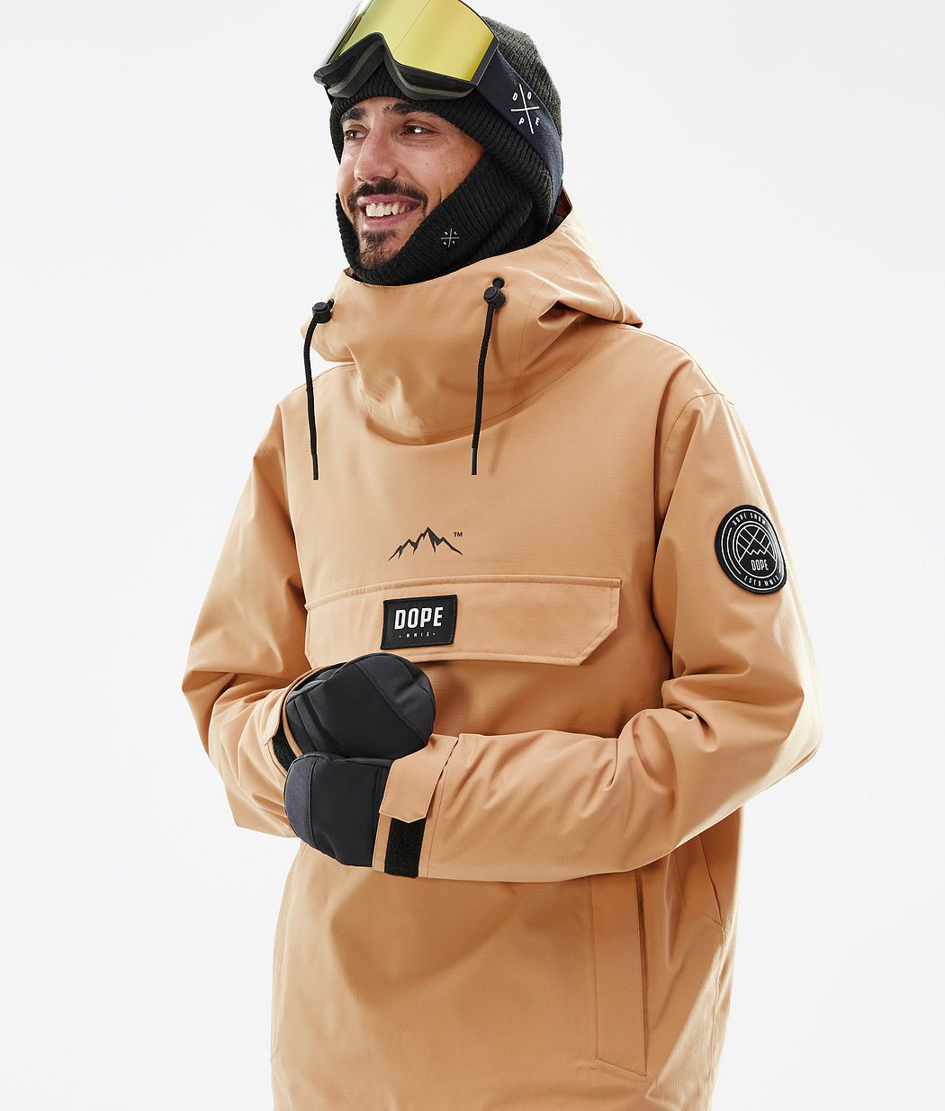 Dope Blizzard Snowboardjacke Herren Khaki Gelb | 348-UKDIFV