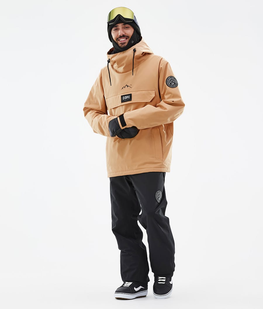 Dope Blizzard Snowboardjacke Herren Khaki Gelb | 348-UKDIFV