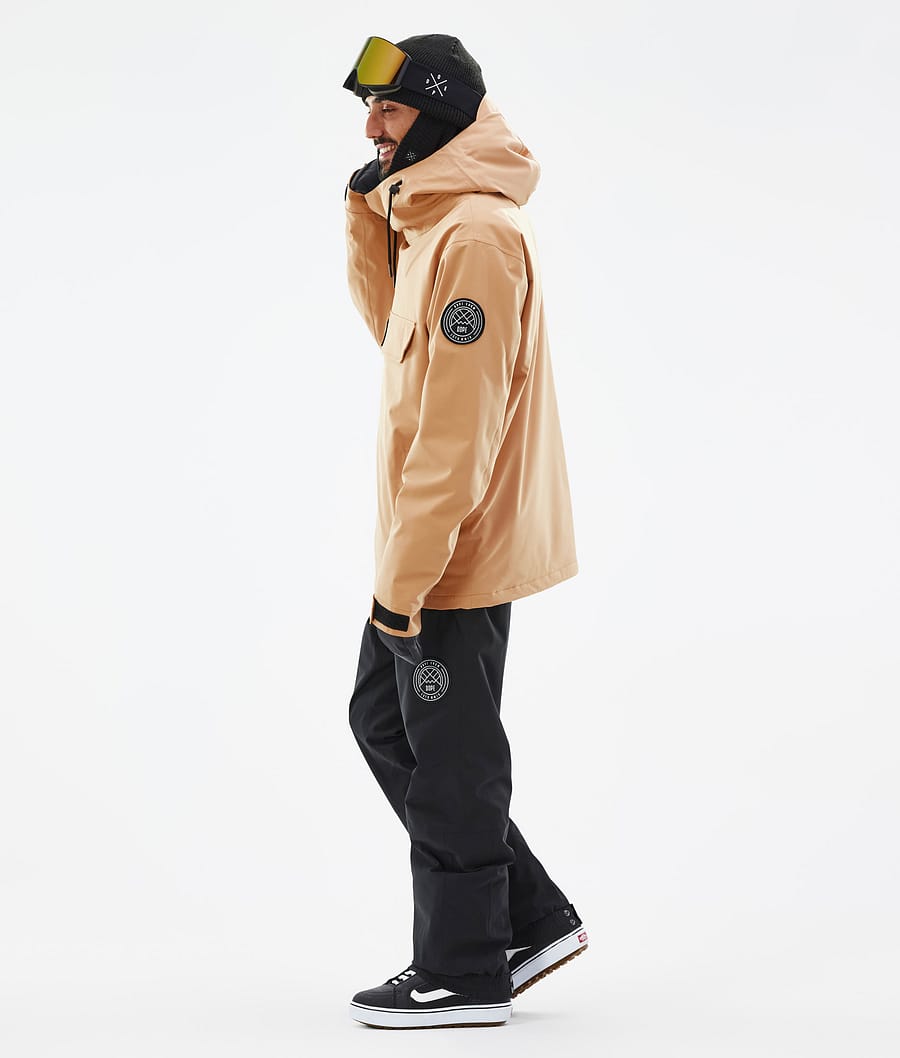 Dope Blizzard Snowboardjacke Herren Khaki Gelb | 348-UKDIFV