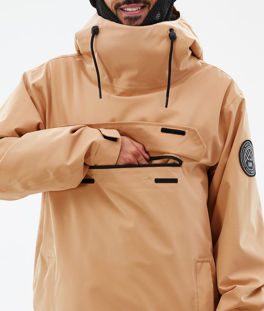 Dope Blizzard Snowboardjacke Herren Khaki Gelb | 348-UKDIFV