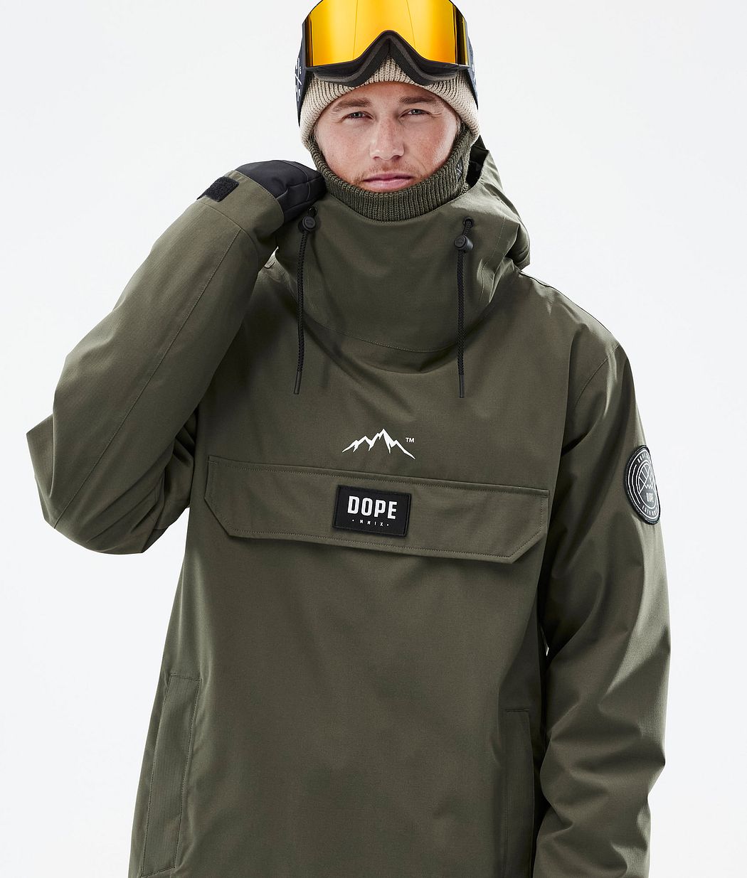 Dope Blizzard Snowboardjacke Herren Olivgrün Grün | 735-YHELIX