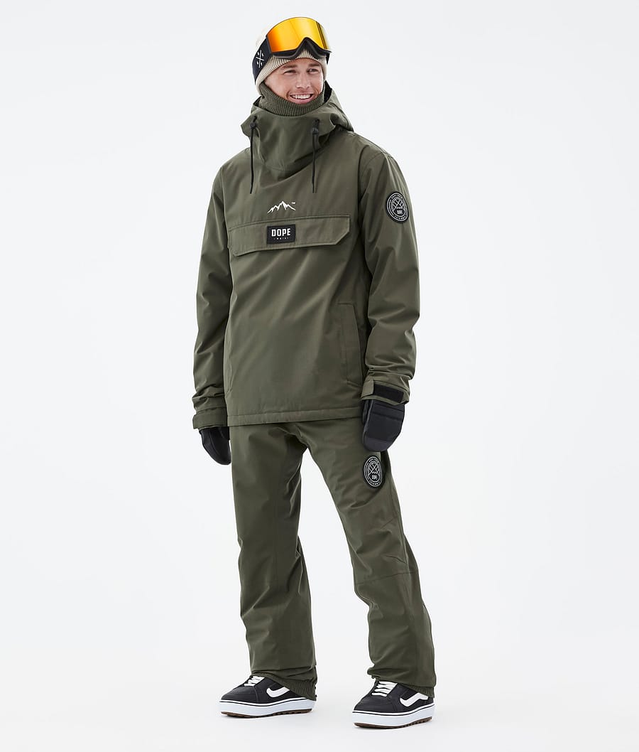 Dope Blizzard Snowboardjacke Herren Olivgrün Grün | 735-YHELIX