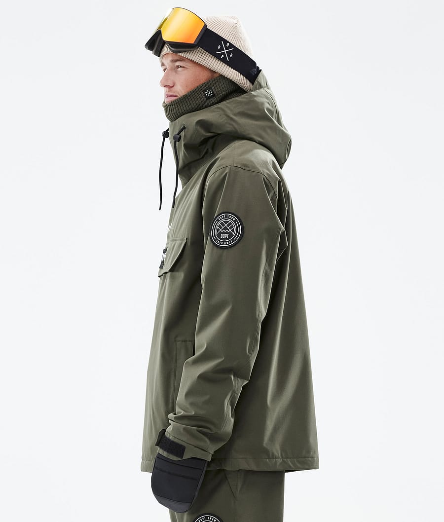 Dope Blizzard Snowboardjacke Herren Olivgrün Grün | 735-YHELIX