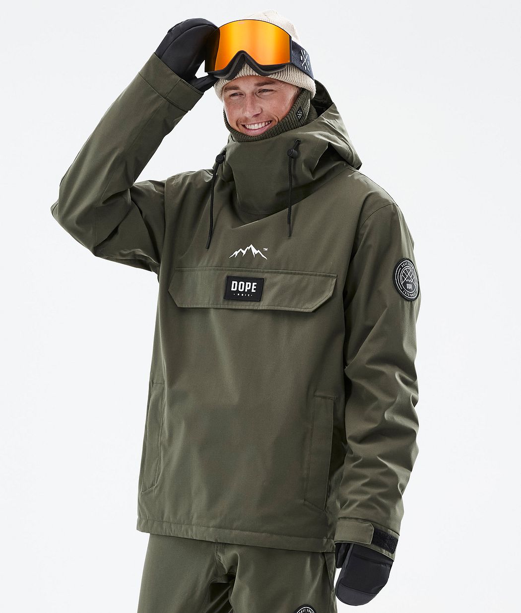 Dope Blizzard Snowboardjacke Herren Olivgrün Grün | 735-YHELIX