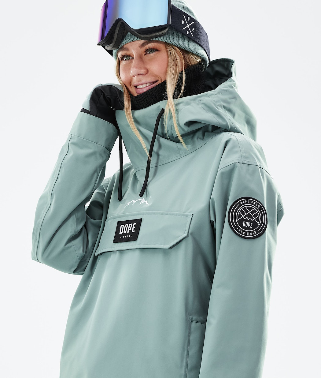 Dope Blizzard W 2021 Snowboardjacke Damen Grün | 407-WBDRKY