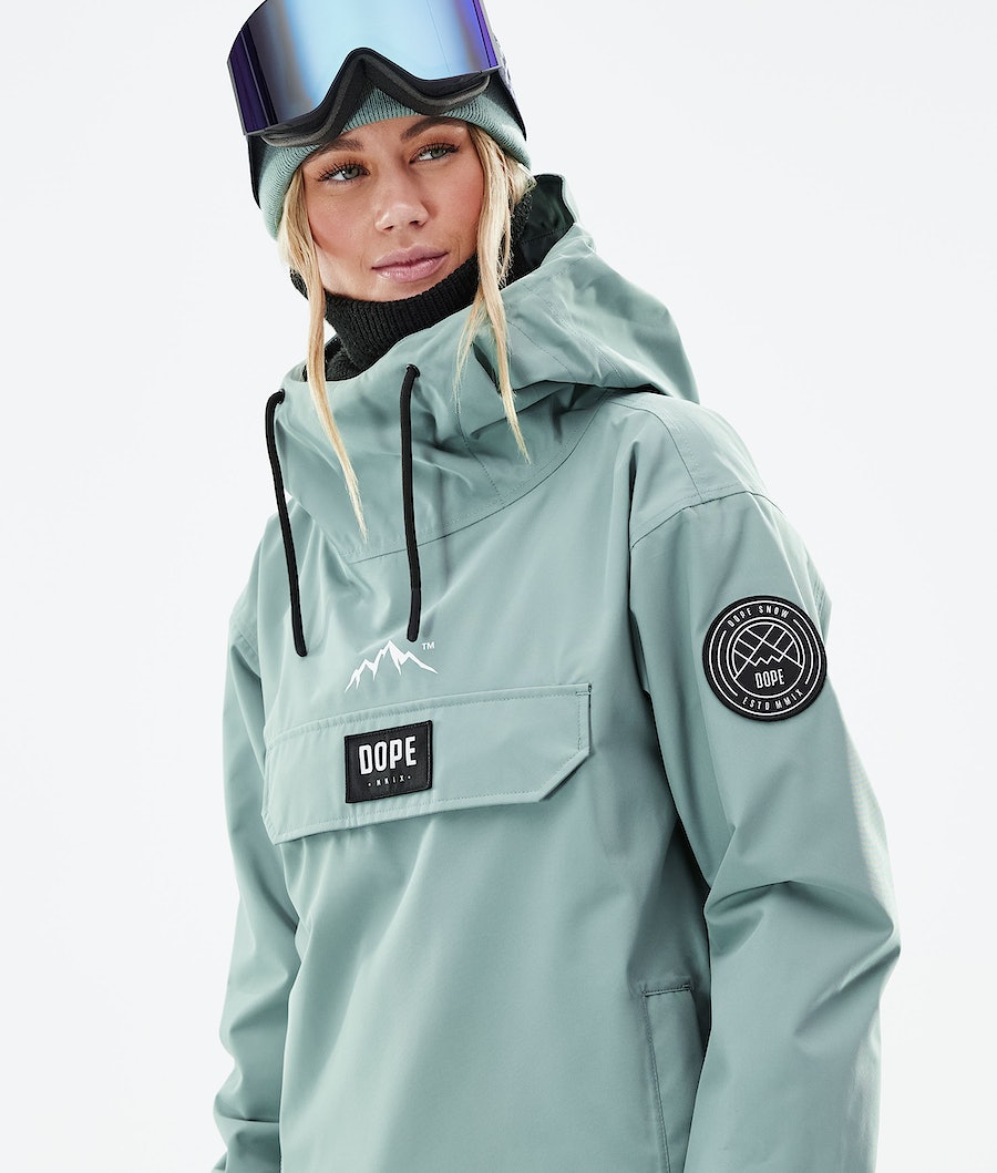 Dope Blizzard W 2021 Snowboardjacke Damen Grün | 407-WBDRKY