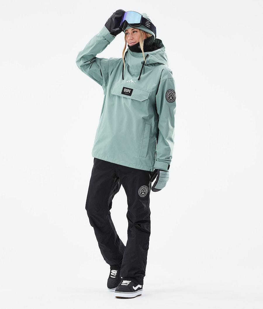 Dope Blizzard W 2021 Snowboardjacke Damen Grün | 407-WBDRKY