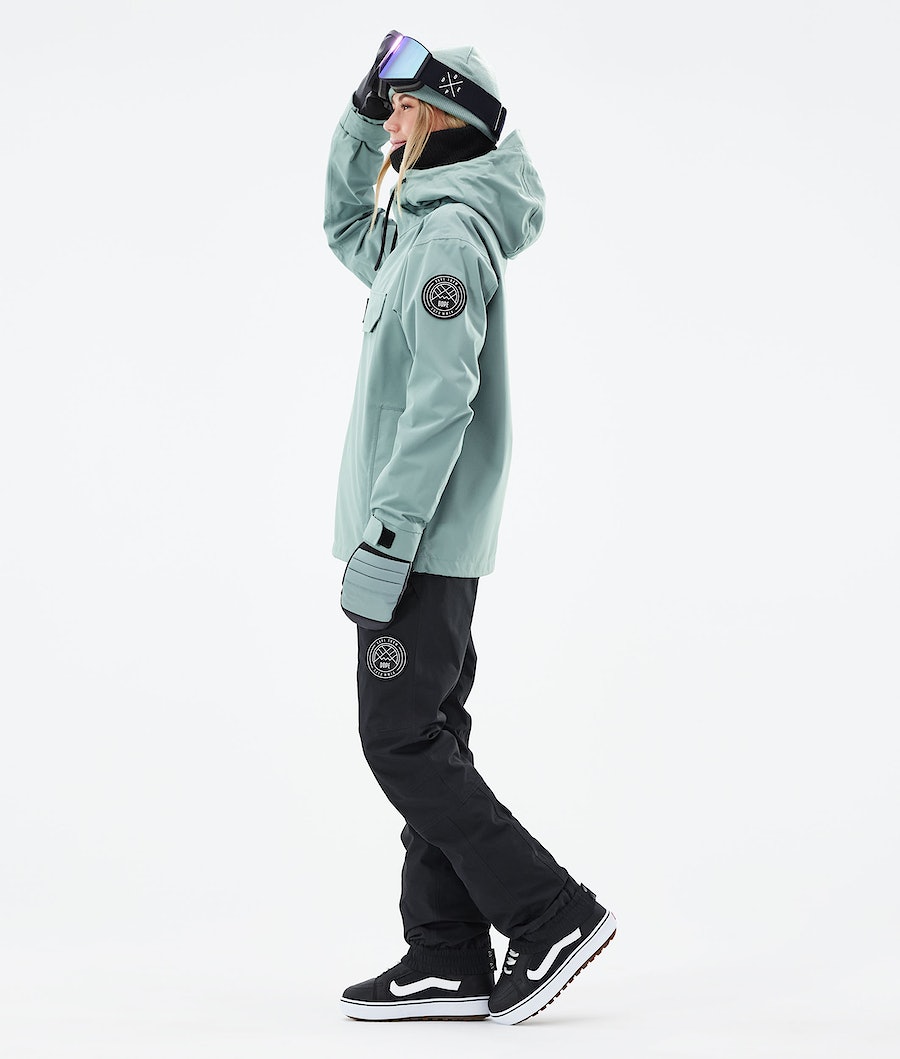 Dope Blizzard W 2021 Snowboardjacke Damen Grün | 407-WBDRKY