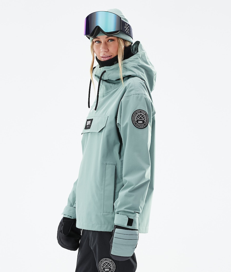 Dope Blizzard W 2021 Snowboardjacke Damen Grün | 407-WBDRKY