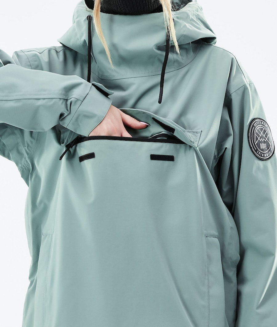 Dope Blizzard W 2021 Snowboardjacke Damen Grün | 407-WBDRKY