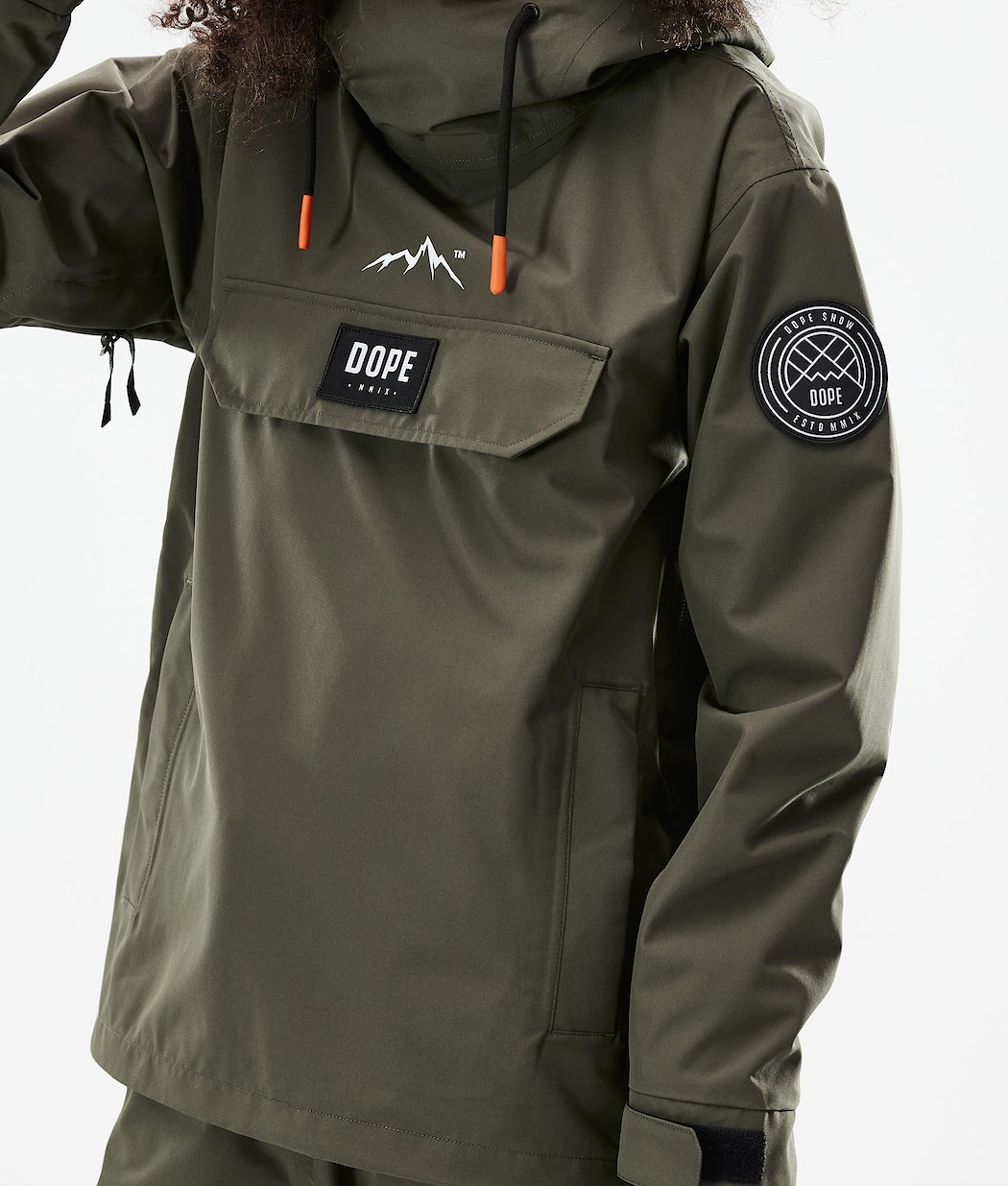 Dope Blizzard W 2021 Snowboardjacke Damen Olivgrün Grün | 785-LCAHJX