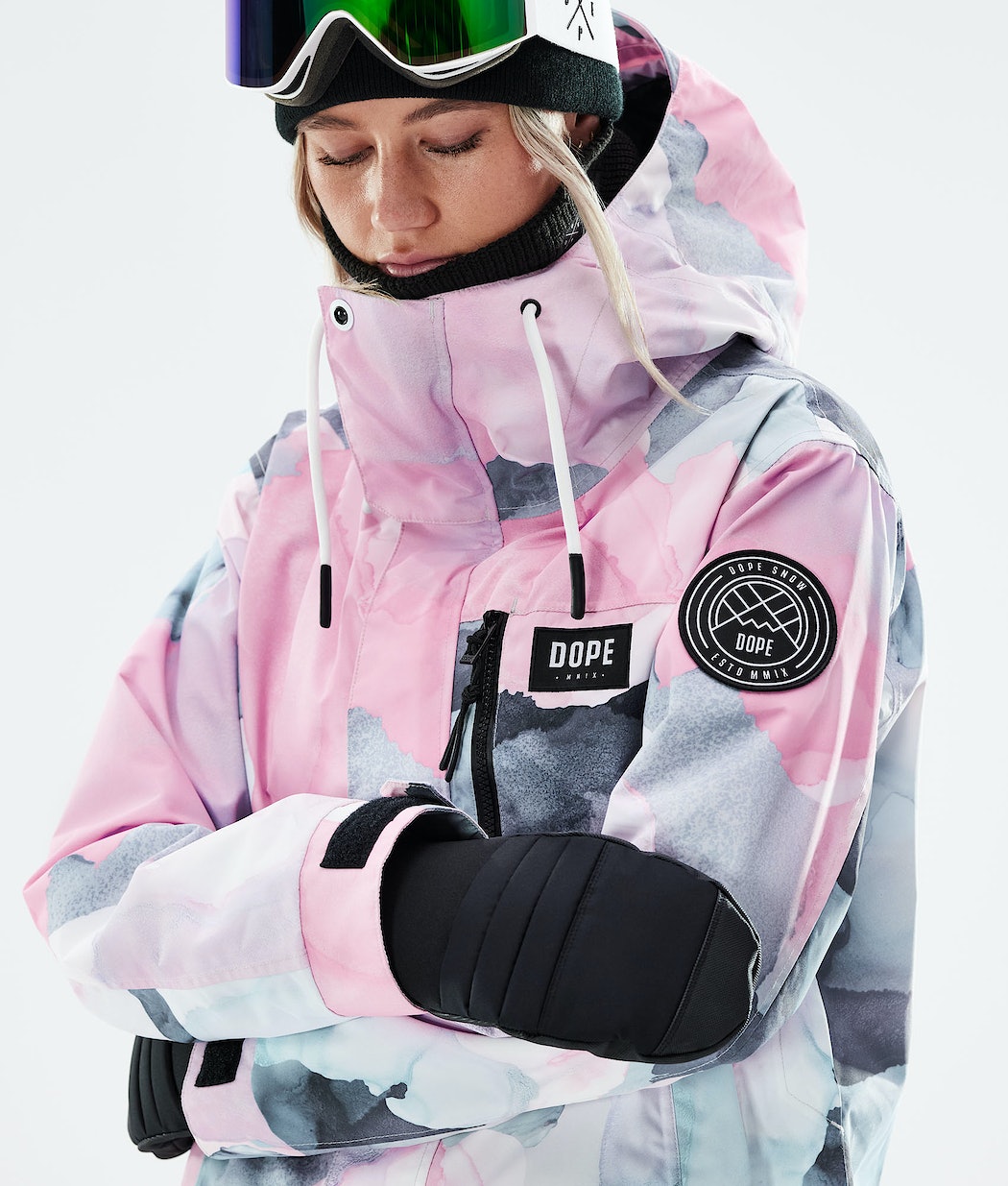 Dope Blizzard W Full Zip 2021 Snowboardjacke Damen Mehrfarbig Rosa | 431-RWPCUN