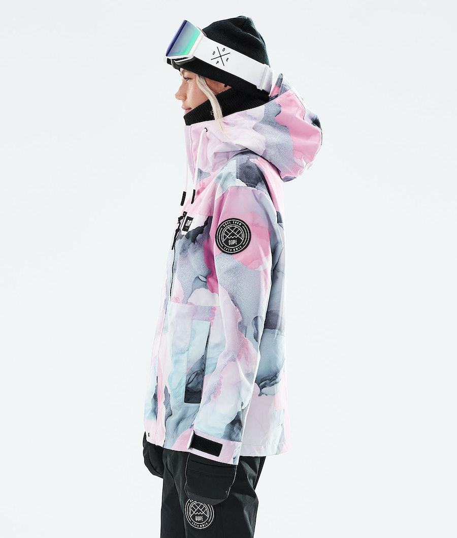 Dope Blizzard W Full Zip 2021 Snowboardjacke Damen Mehrfarbig Rosa | 431-RWPCUN