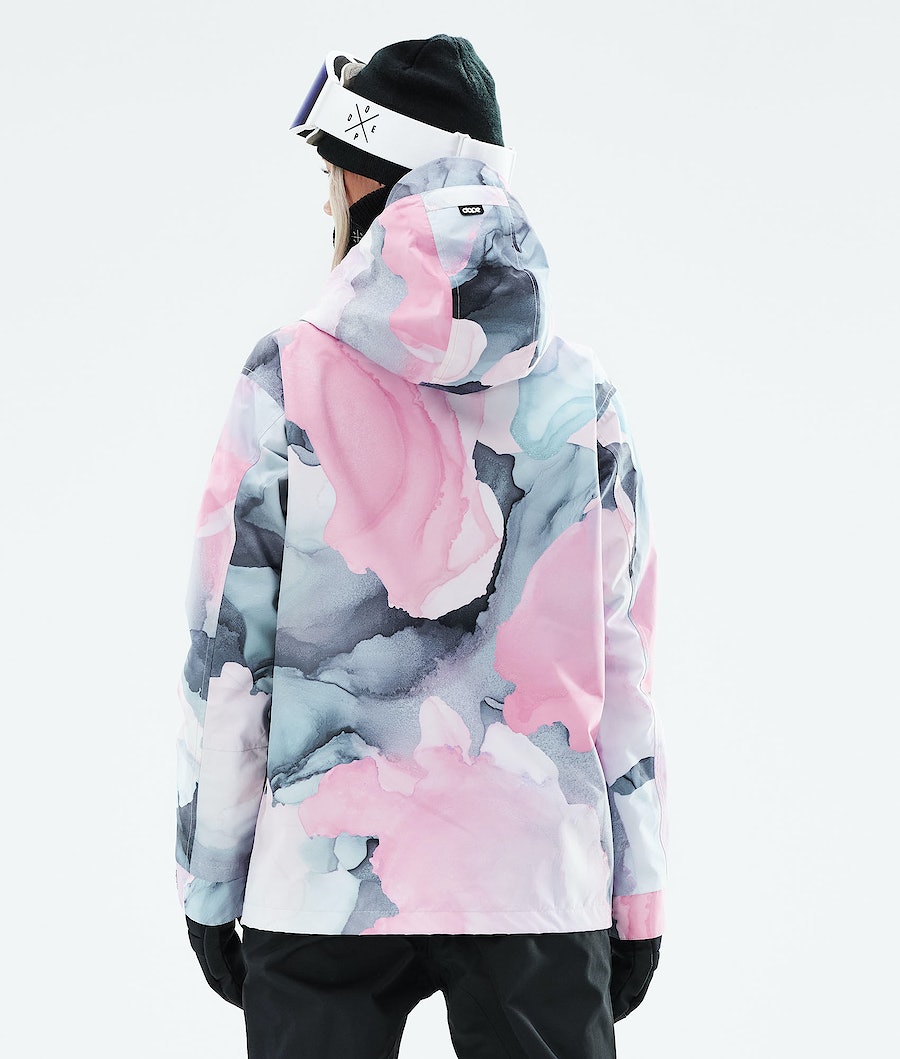Dope Blizzard W Full Zip 2021 Snowboardjacke Damen Mehrfarbig Rosa | 431-RWPCUN