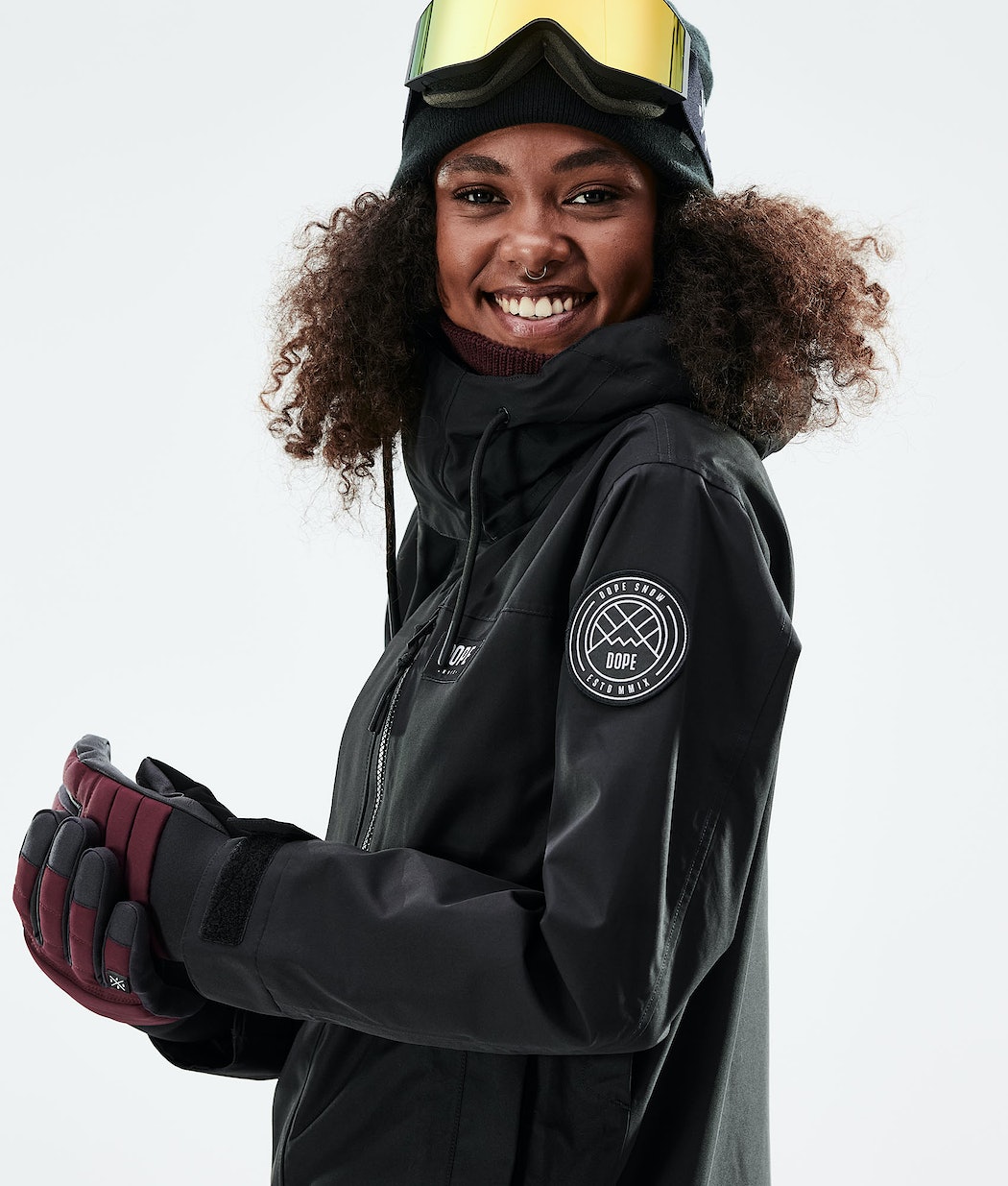 Dope Blizzard W Full Zip 2021 Snowboardjacke Damen Schwarz | 742-FLYDVW
