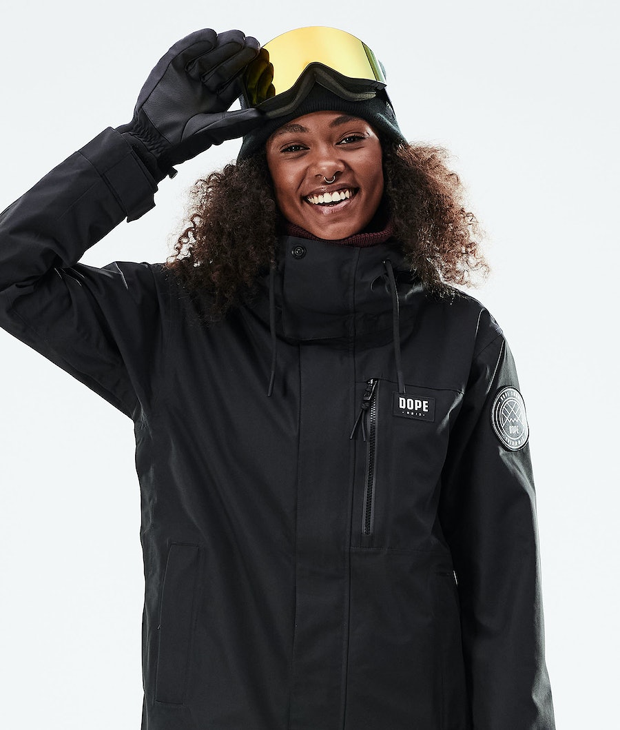 Dope Blizzard W Full Zip 2021 Snowboardjacke Damen Schwarz | 742-FLYDVW