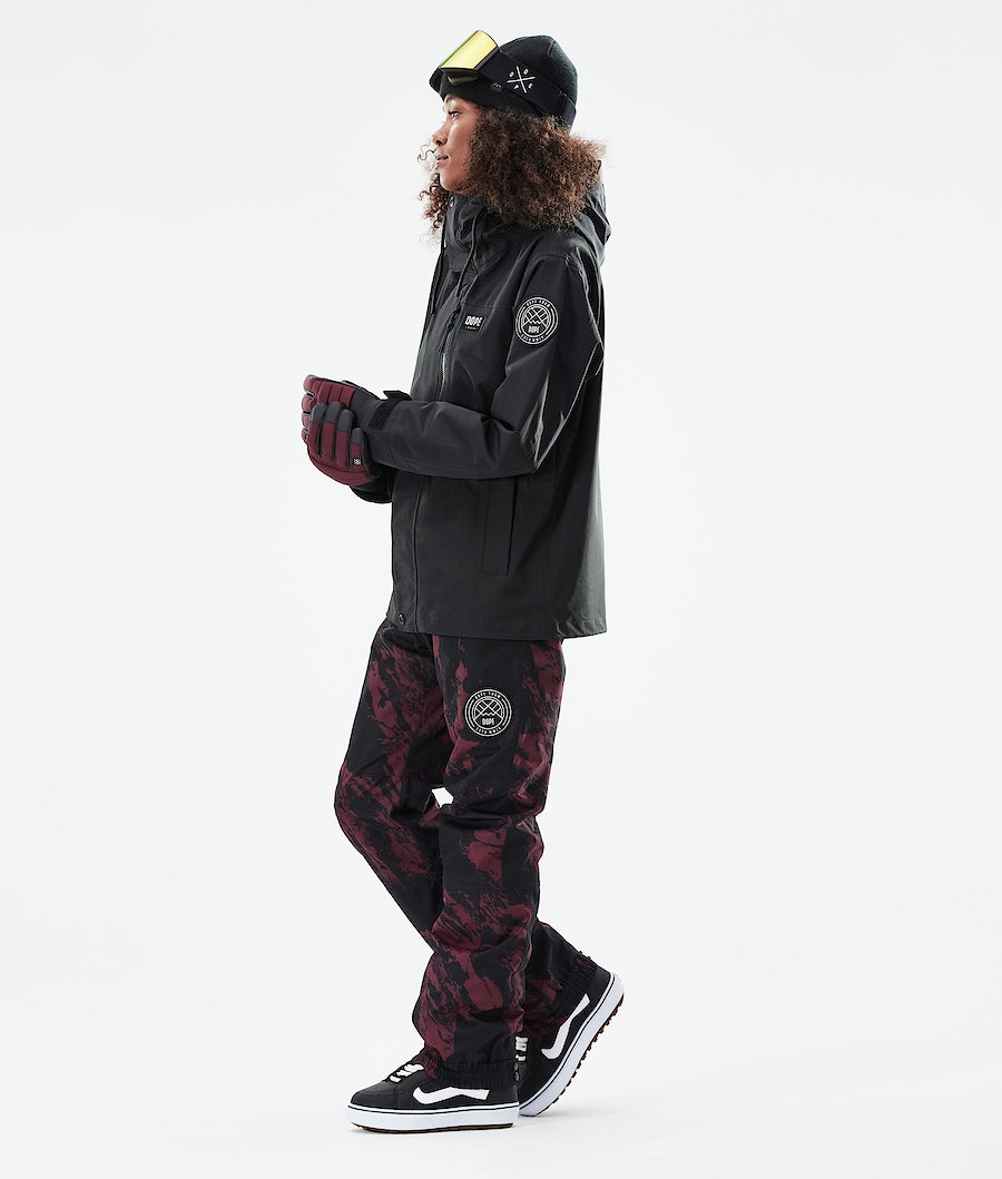 Dope Blizzard W Full Zip 2021 Snowboardjacke Damen Schwarz | 742-FLYDVW