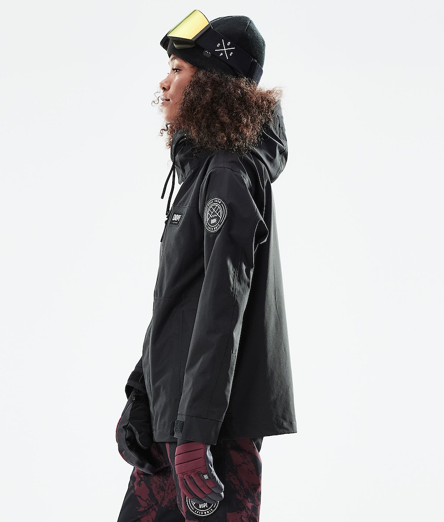 Dope Blizzard W Full Zip 2021 Snowboardjacke Damen Schwarz | 742-FLYDVW