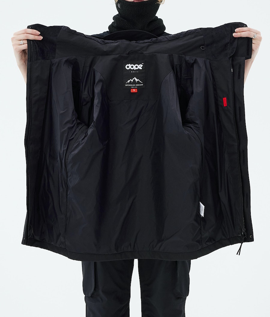 Dope Blizzard W Full Zip 2021 Snowboardjacke Damen Schwarz | 742-FLYDVW