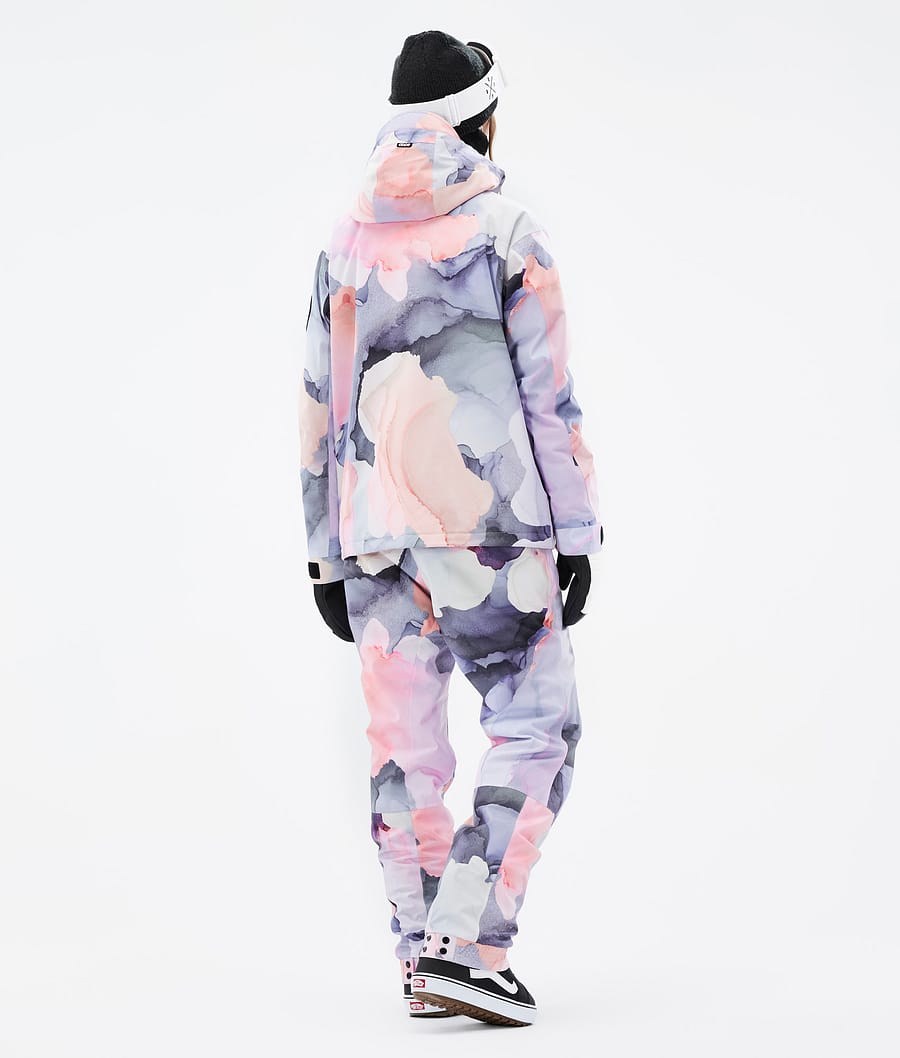 Dope Blizzard W Full Zip Snowboardjacke Damen Mehrfarbig Rosa | 031-JCNFDQ