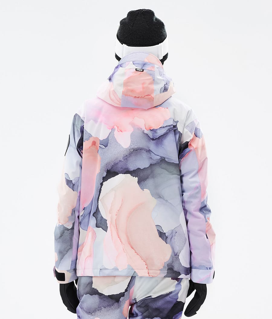 Dope Blizzard W Full Zip Snowboardjacke Damen Mehrfarbig Rosa | 031-JCNFDQ