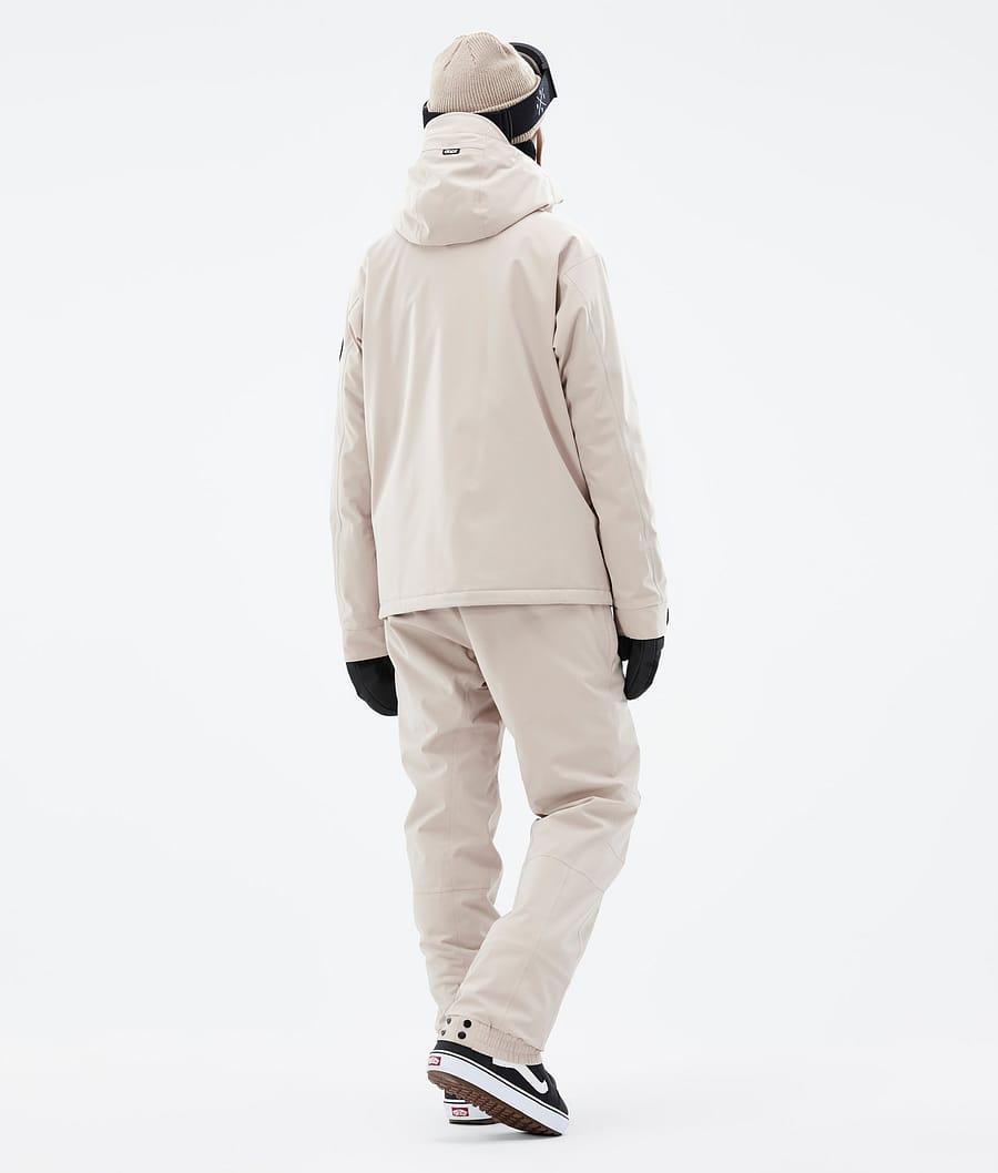 Dope Blizzard W Full Zip Snowboardjacke Damen Braun | 482-SXNQDI