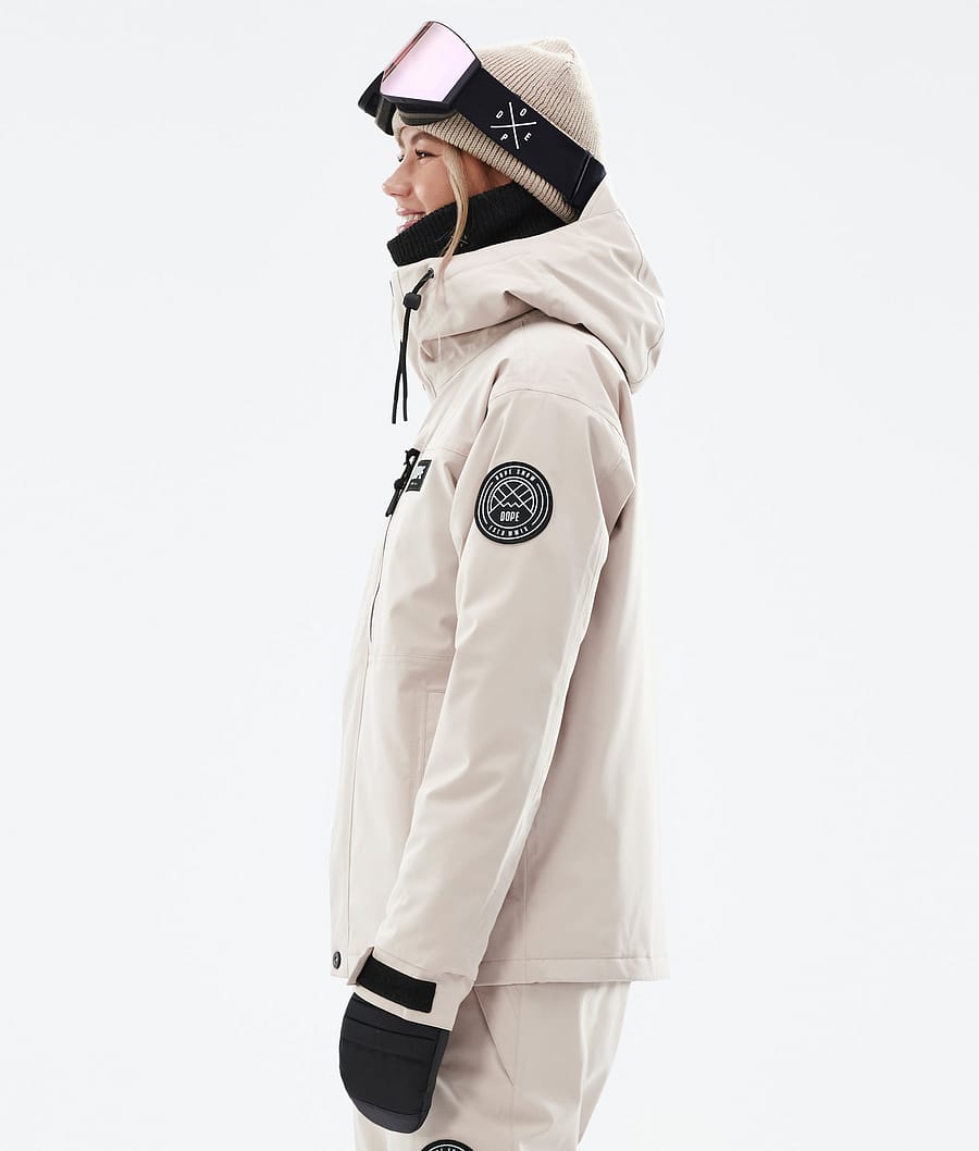 Dope Blizzard W Full Zip Snowboardjacke Damen Braun | 482-SXNQDI