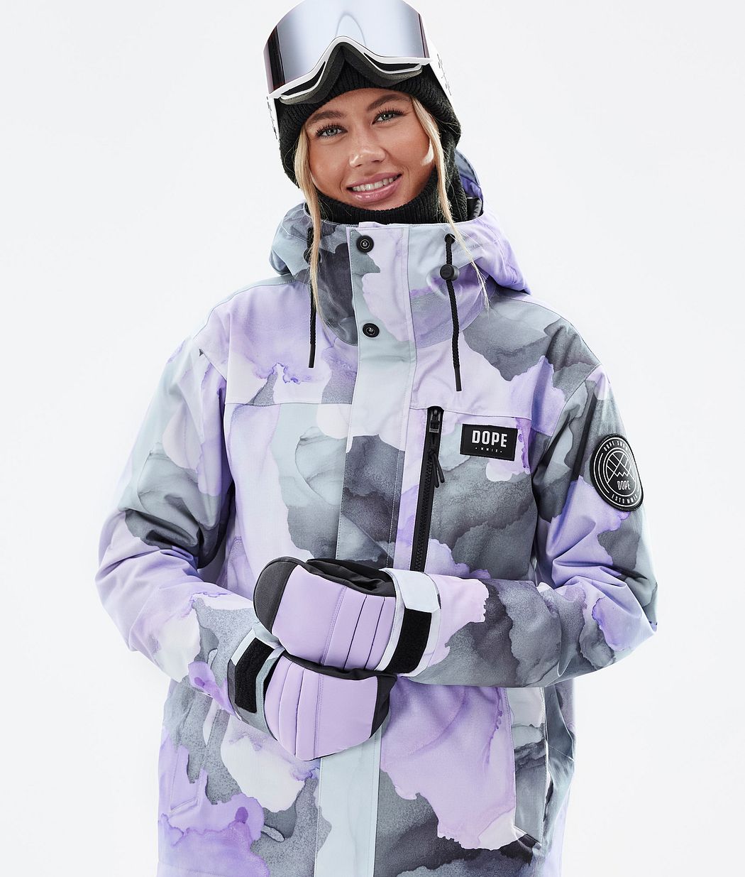 Dope Blizzard W Full Zip Snowboardjacke Damen Lila | 691-ANVHWR