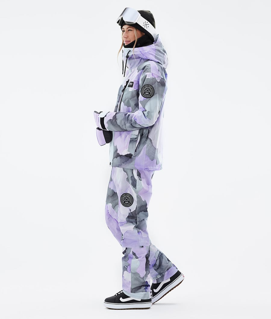 Dope Blizzard W Full Zip Snowboardjacke Damen Lila | 691-ANVHWR